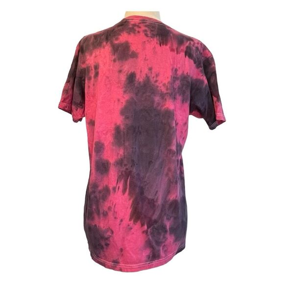 Guns N' Roses Appetite For Destruction Graphic Tee Pink Purple Tie Dye Crewneck - Picture 4 of 5